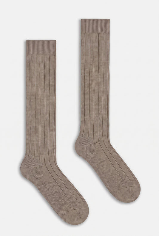 Calza uomo lunga Costa 10/2 in lana