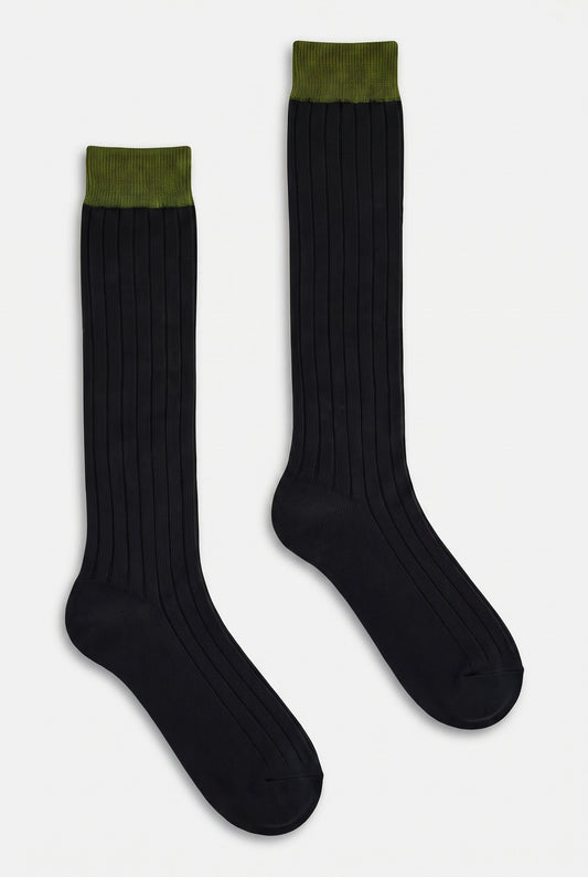 calza uomo lunga Costa caldo cotone