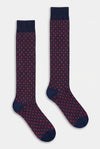 Calza uomo lunga Argyle rombi