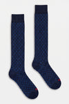 Calza uomo lunga Argyle rombi