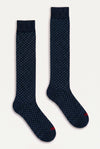 Calza uomo lunga Micropois cashmere