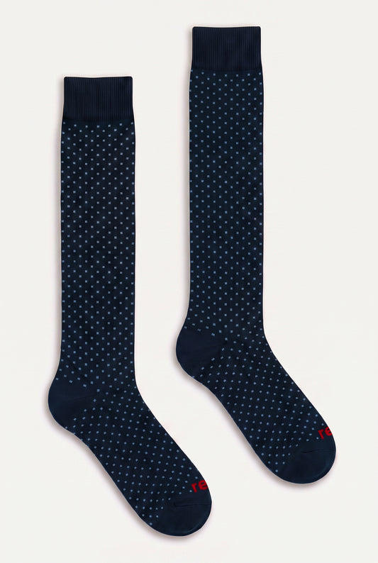 Calza uomo lunga Micropois cashmere
