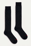 Calza uomo lunga Micropois cashmere
