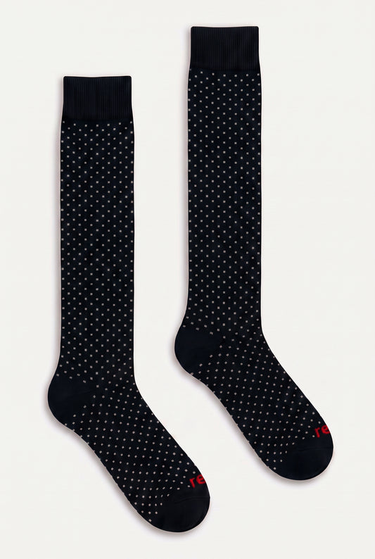 Calza uomo lunga Micropois cashmere