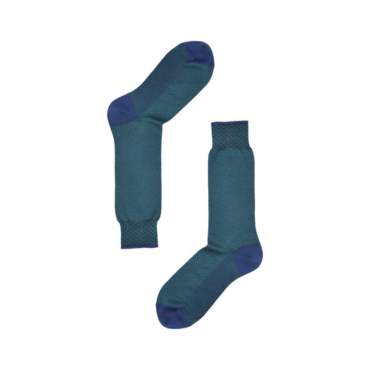 Men's crew socks micro-pattern Jacquard