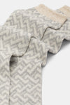 Calzino donna Jacquard onde Red