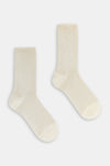Calzino donna Costa 2/2 caldo cotone e lurex Red