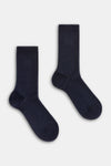 Calzino donna Costa 2/2 caldo cotone e lurex Red