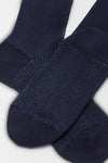 Calzino donna Costa 2/2 caldo cotone e lurex Red