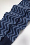 Calzino donna Jacquard onde in lana