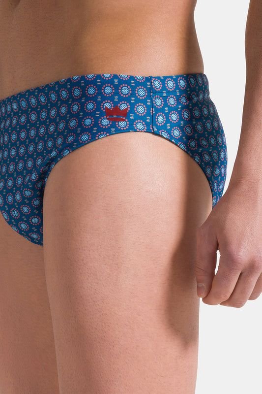 Men's Swim Briefs circles tie
