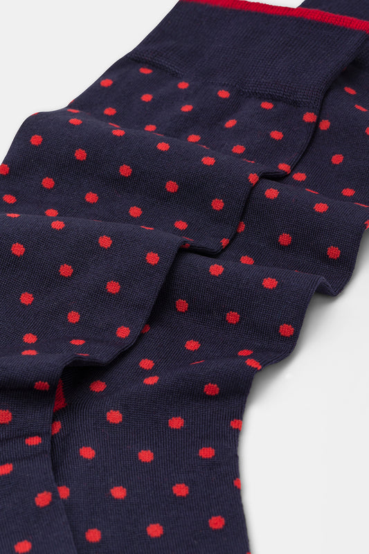 Calza uomo crew Pois extralight