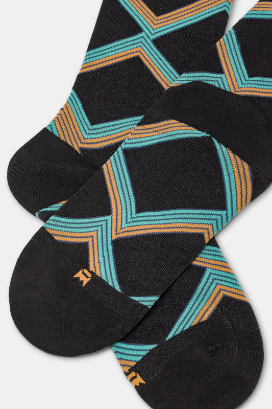 Calzino donna Riga zig zag