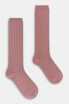 Calza lunga donna costa 10/2 in lana Red