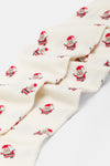 Calza lunga donna Santa claus Red