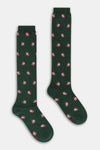 Calza lunga donna Santa claus Red