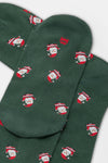 Calza lunga donna Santa claus Red