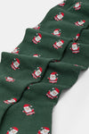 Calza lunga donna Santa claus Red