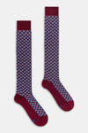Calza lunga uomo Jacquard punte