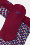 Calza lunga uomo Jacquard punte