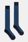 Calza lunga uomo Jacquard punte