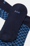 Calza lunga uomo Jacquard punte