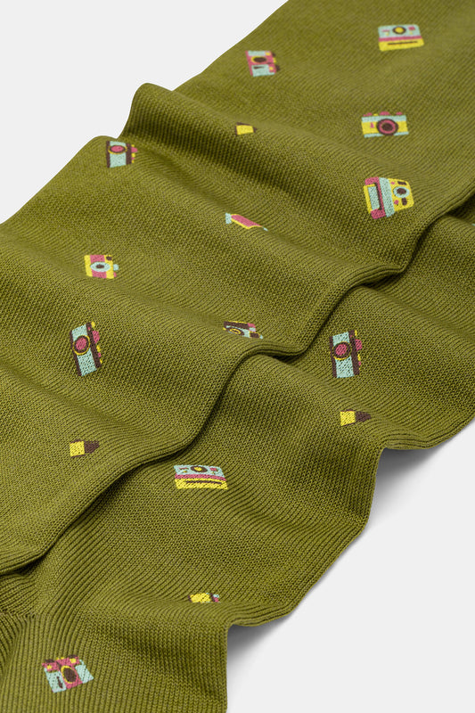 Men's socks Vintage camera