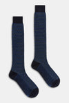 Calza uomo Jacquard Triangoli in lana