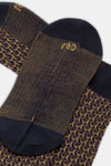 Calza uomo Jacquard Triangoli in lana