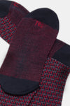 Calza uomo Jacquard Triangoli in lana