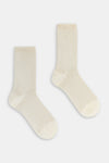 Calzino donna Costa 2/2 caldo cotone e lurex Red