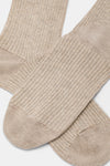 Calzino donna Costa 2/2 caldo cotone e lurex Red