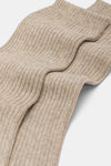 Calzino donna Costa 2/2 caldo cotone e lurex Red