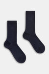 Calzino donna Costa 2/2 caldo cotone e lurex Red