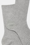 Calzino donna Costa 4/2 con lurex e cashmere Red