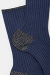 Calzino donna Costa 4/2 con lurex e cashmere Red