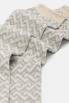 Calzino donna Jacquard onde Red