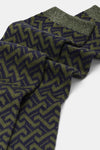 Calzino donna Jacquard onde Red