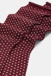 Calzino donna Micro pois con lurex Red