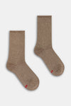 Calzino donna Micro pois con lurex Red