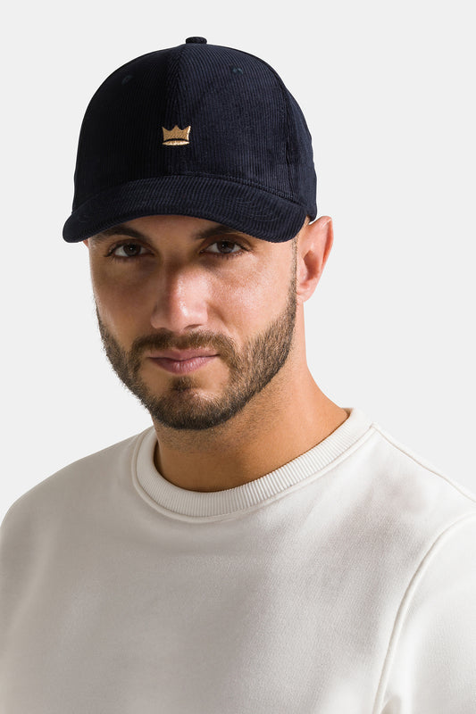 Cappello in velluto unito Red