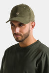 Cappello in velluto unito Red